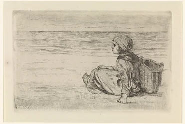 Ragazza al mare