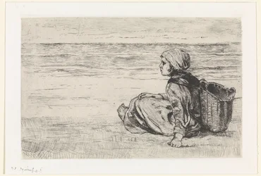 Ragazza al mare