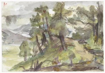 Paesaggio collinare boscoso