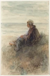 Ragazza sulle dune