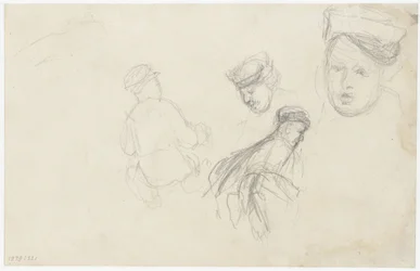 Quattro schizzi di figure