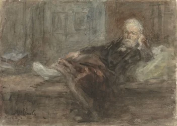 Autoritratto con piede malato