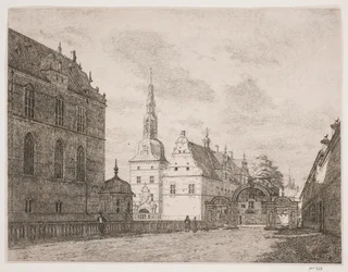 Il cortile del carosello a Frederiksborg