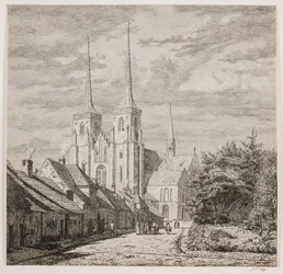 Cattedrale di Roskilde, vista da sud-ovest