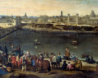 Veduta della città di Saragozza nel 1646 (dettaglio)