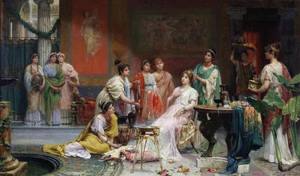 Toilette di una dama romana