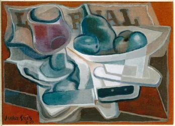 Ciotola e vetro (pittura su tela)