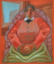 Donna in poltrona