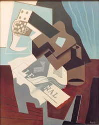 Chitarra, libro e giornale