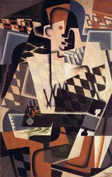 Arlecchino con una chitarra, 1917