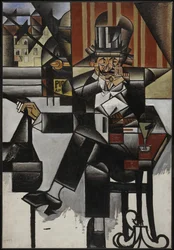 Uomo in un caffè, 1912