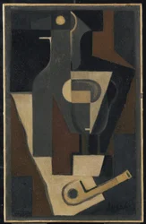 Natura morta con pipa, 1918