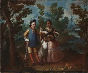 X. Da spagnolo e torna indietro, sospenditi in aria, c.1760