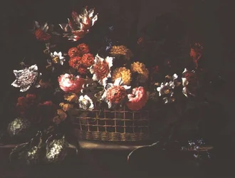 Cesto di fiori, 1665
