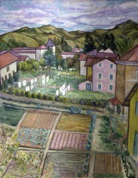 Paesaggio di Hendaye, XX secolo (olio)