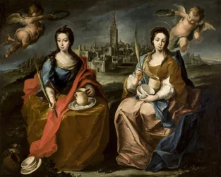 Rococò: Santi Giusta e Rufina - Juan de Espinal