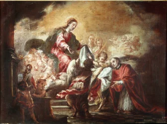 Il conferimento della casula a San Ildefonso