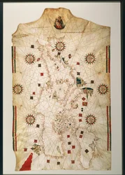 Copia del XIX secolo del planisfero nautico di Juan de la Cosa