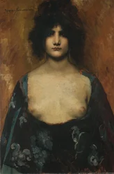 Ragazza orientale, ca 1890-1895