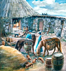 Villaggio antico di Chysauster, I-II secolo, c1990-2010