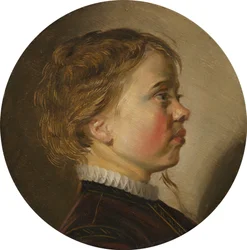 Ragazzo di profilo, 1630 circa (olio su tavola)