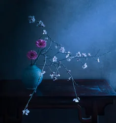 Eleganza floreale oscura