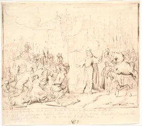 Christian I lascia che il re svedese Erik vada in Pomerania nel 1449