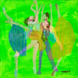 Movimento di balletto astratto