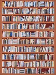 Dorsi di libri eclettici