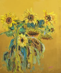 Fiori di girasole dorati