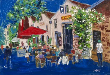 Caffè serale vivace