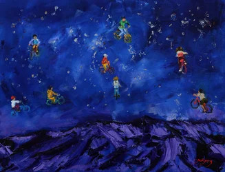 Avventura in bici a mezzanotte