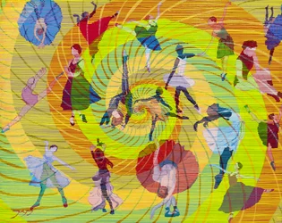 Movimenti di danza vivaci