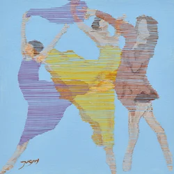 Movimenti di danza pieni di energia