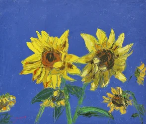 Girasoli di un giallo vivace