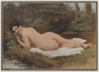 Donna dopo il bagno