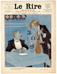 Copertina di Le Rire Rouge, satirico a colori