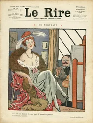Illustrazione di Abel Faivre (1867-1945) per la Copertina di Le Rire