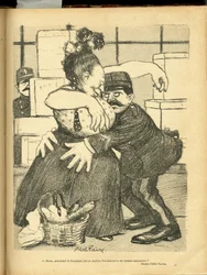 Illustrazione di Abel Faivre (1867-1945) in Le Rire