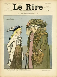 Illustrazione di Abel Faivre (1867-1945) per la Copertina di Le Rire