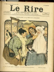 Illustrazione di Abel Faivre (1867-1945) per la Copertina di Le Rire