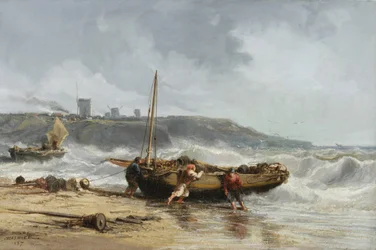 Scena costiera, 1857