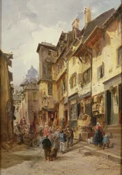 Scena di strada, Francia settentrionale
