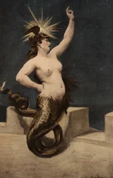 Il compenso di Melusine. Pantagruel. Illustrazione di Jules Garnier. In "Rabelais e le opere di Jules Garnier".