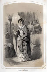 Ritratto di Clemence Isaure, dama di Tolosa che avrebbe vissuto nel XIV secolo. in 
