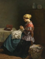 Jules Breton, 1868 - La piccola sarta