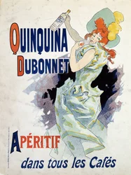 Manifesto pubblicitario per il Quinquina Dubonnet