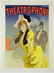 Riproduzione di un poster pubblicitario 