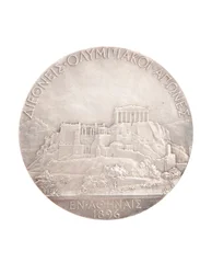 Medaglia olimpica di primo posto, Atene 1896 (argento)