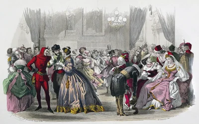 IL MONITORE DELLE DONNE E DELLE DAMIGELLE - BAL TRAVESTI 1864-1865, di Jules DAVID
